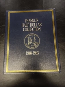 Franklin Half Dollar Collection Album With Cert. - Picture 1 of 4