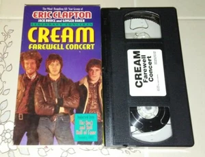 VHS Cream ~ Farewell Concert Original Music Release RIP GINGER BAKER!! - Picture 1 of 2