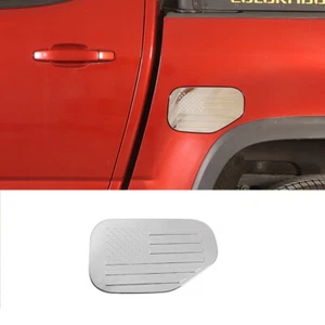 Exterior Door Fuel Tank Gas Cap Cover For Chevy Colorado/GMC Canyon 2014+ Chrome - Foto 1 di 9