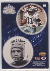 1994 Roger Staubach's NFL Football POG Cards Tony Dorsett Red Grange #16 HOF