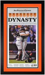🏆 San Francisco Giants 2014 World Series Champions Zeitung gerahmt! 🏆 - Bild 1 von 1