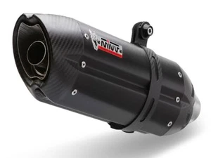 SILENCER MIVV SUONO STEEL BLACK FOR YAMAHA FZ8 / FAZER 8 2010-2016 - Picture 1 of 1