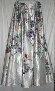 Blondie Nites by Stacy Sklar Floral Long Skirt with Underneath Tulle Size 5 - Picture 1 of 2
