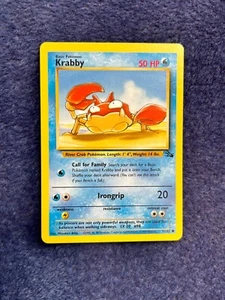 1999 Pokémon Krabby #5/62 Fossil Unlimited WOTC - Bild 1 von 2