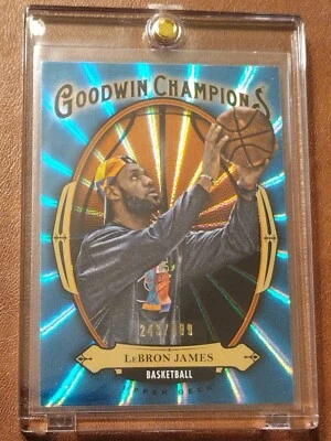 LEBRON JAMES 243/499 RARE 2020 U.D. Goodwin Champions Retail Exclusives #GB-10 - Image 1 of 4