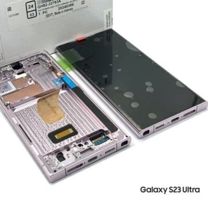 Samsung Galaxy S23 Ultra OLED Screen LCD Touch Display Digitizer + Frame Purple - Picture 1 of 3