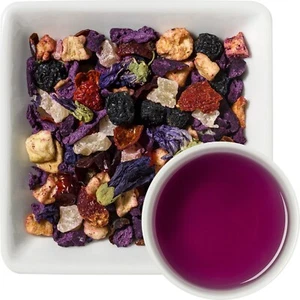Früchtetee Lieblingsfarbe: Lila (Veilchen, Vanille) - 100g - Bild 1 von 1