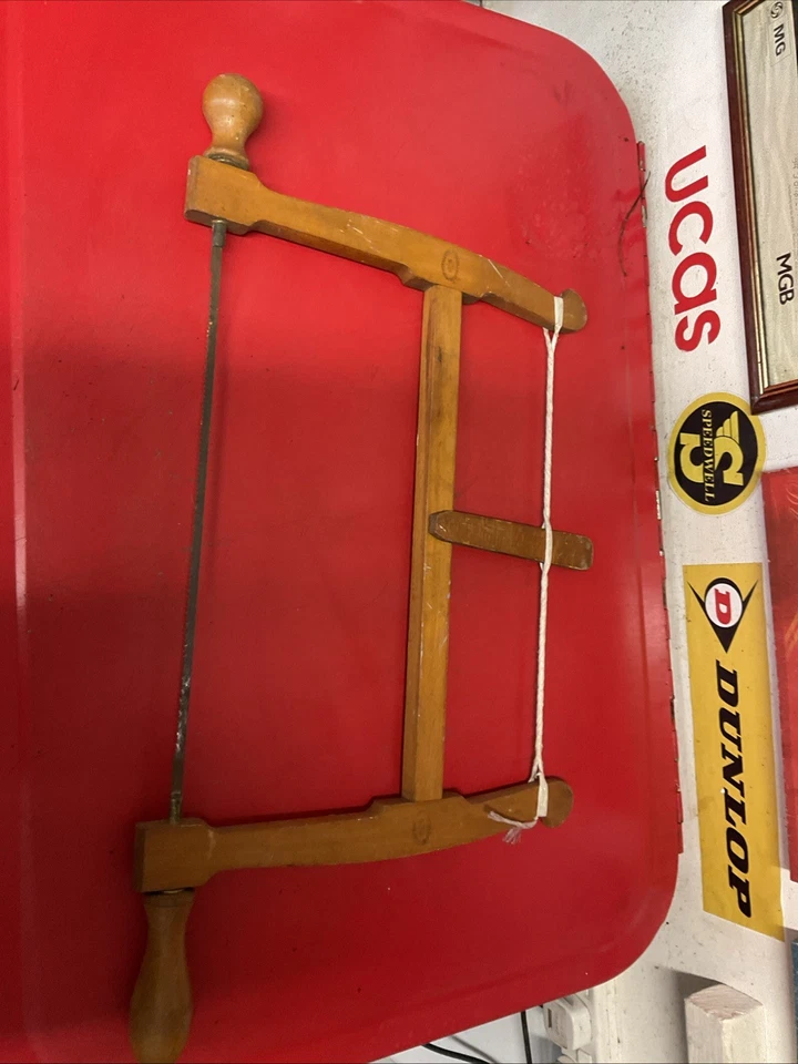 Vintage Wooden Bow Saw by MARPLES & SON SHEFFIELD 12” Cut - Image 1 of 4