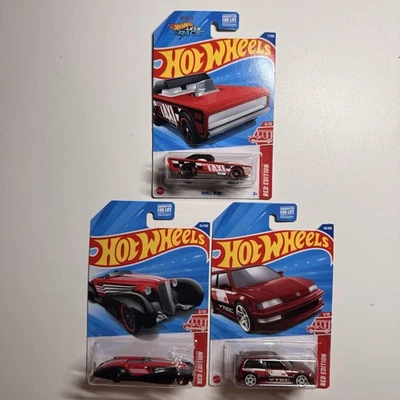 Juego Hot Wheels Target Red Edition 2025 Honda Civic EF bloque pequeño Cadillac Foto 1 de 4