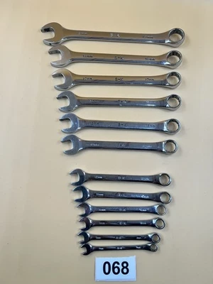 Juego de llaves combinadas SK Tools 12 piezas MÉTRICAS 19mm-7mm EE. UU. Falta 13mm Foto 1 de 4