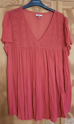 Joe Browns red, loose fitting, tunic top 16. NWOT. - Image 1 of 3