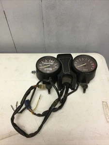 Suzuki Motorcycle Speedometer / Tach instrument cluster 1980 's PRE OWNED - Picture 1 of 16