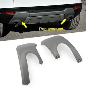 2x Rear Exhaust Pipe Towing Hook Cover Trim For Range Rover Evoque 2012-2018 13 - Picture 1 of 8