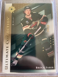 2024-25 Ultimate Brock Faber 7 Base Oro/99 - Imagen 1 de 3