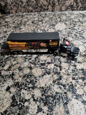 1991 MATCHBOX NASCAR DAVEY ALLISON RACING TEAM TRANSPORTER , TEXACO #28 - Image 1 of 4