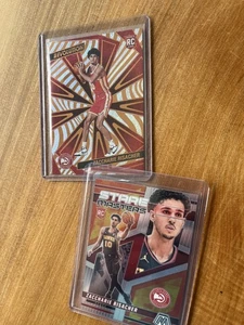 2024-25 Panini Revolution Zaccharie Risacher RC & Mosaic Stare Masters - Picture 1 of 6