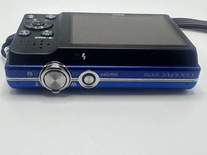 (Blue)Nikon COOLPIX S570 12MP Compact Digital Camera Tested Works!! - Picture 1 of 6