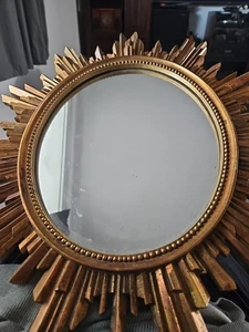 Antiker Gold Burst Spiegel T11 - Bild 1 von 14