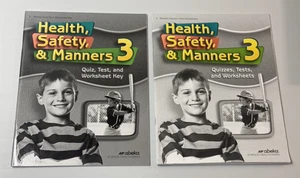 Abeka Health Safety & Manners 3 Student Quizzes Tests Worksheets + Teacher Key - Picture 1 of 7