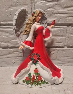Hamilton Collection 2019 "Wintery Interlude" Angels of Comfort and Joy #1533 - Picture 1 of 9