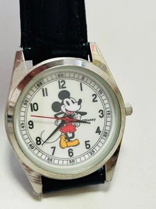 Orologio unisex Disney Topolino stile vintage cinturino ecopelle nero - Foto 1 di 11