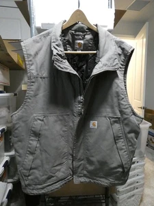 CARHARTT 2XL VEST SIZE XXL GRAY - Picture 1 of 3