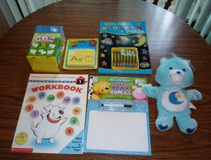 Set of 5 Preschool Type Items With Blue Care Bear – Brand New - Picture 1 of 1