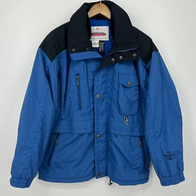 Obermeyer Winter Jacket Men's Size M Blue Full Zip Ski Killington Style Lined - Image 1 of 4