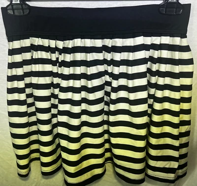 Kate Spade Womens Dive Right In Swim Skirt Small Stripped White Casual CoverUp  - Image 1 of 4
