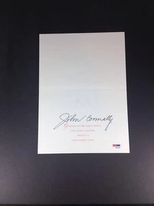 Governor John Connally Autograph Christmas Greeting Card PSA/DNA GRADE 9 MINT - Bild 1 von 4