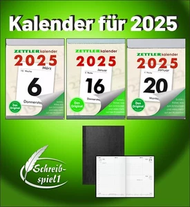 Zettler calendario a strappo giornaliero 2025 calendario a libro settimanale calendario tascabile TK3 - Foto 1 di 14