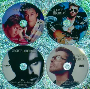 WHAM! and George Michael Music Video & Remix Anthology 82-2017 4 DVD Set 85 Vids - Picture 1 of 24