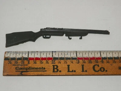 Rifle Gi Joe Vintage Bolt Action plástico negro mate Foto 1 de 2