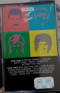 QUEEN Hot Space Cassette 1982 Electra Under Pressure E4-60128 - Picture 1 of 1
