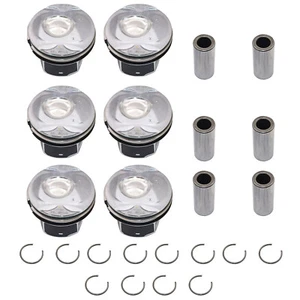 6PCS/Set New Supercharged Piston With Rings For Jaguar Land Rover 3.0L V6 - Picture 1 of 11