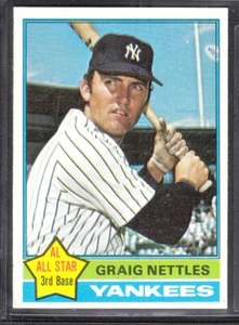 1976 Topps #169 Graig Nettles New York Yankees casi nuevo conjunto descanso - Imagen 1 de 1