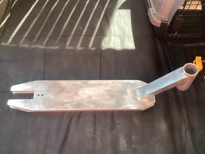 Mongoose Pro Freestyle Scooter frame/deck in Raw Aluminum - Image 1 of 2