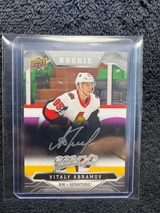 2019-20 UD MVP #245 Vitaly Abramov RC - Silver Script - Picture 1 of 2