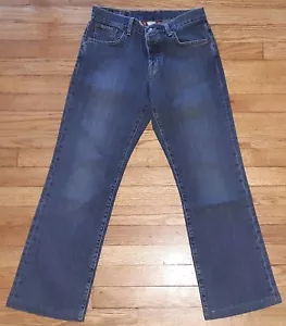 Lucky Brand Jeans Easy Rider Dungaree Sz 4 28x28 Designer Denim Jeans Blue p3233 - Picture 1 of 11