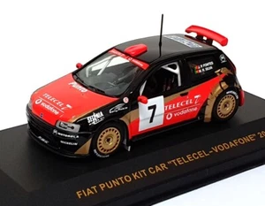 Ixo Models 1/43 Scale FP007V Fiat Punto Kit Car Telecel Vodafone 2001 Red/Black - Picture 1 of 5