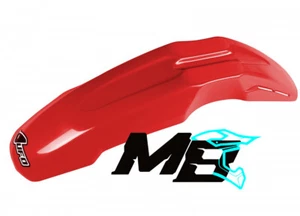 PARAFANGO UFO MOTOCROSS MOTARD ANTERIORE UNIVERSALE ROSSO - Foto 1 di 1