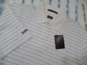 Neu mit Etikett Nike Tiger Woods Golfshirt Herren Gr. XL weiß blau gestreift - Bild 1 von 11