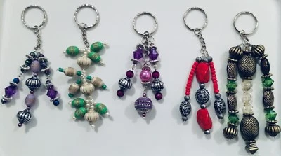 Keyring Keychain Bag Charm Handmade UK Seller - Image 1 of 4