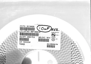 1210YG106ZAT2A AVX CAP 10uF 16V -20+80% Y5V 1210 *LOT OF 1027PCS* - Picture 1 of 1