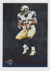 Marshall Faulk Rams 2002 Pacific Heads Up Football RED Parallel #99 SP /65 HOF - Bild 1 von 2