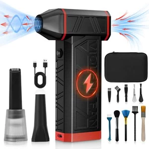 2 in 1 Elektrische Staubgebläse und Druckluftspray 4-Gang 130000 U/min Compre... - Afbeelding 1 van 9