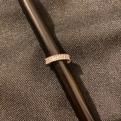 Anillo Clicker 5/16 Buddha Jewelry Organics Oro Blanco 14k Favorito de Culto Foto 1 de 4