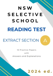 NSW Selective School Reading Test 2024 - Extract Comparison Practice (10 Sets) - Picture 1 of 2