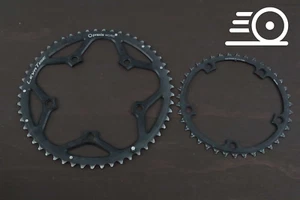 Rare Praxis Works Leva Time 130mm BCD 53/39T Chainrings - Picture 1 of 5
