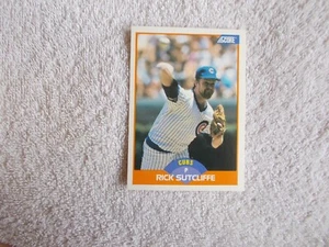 Score MLB 1989 "RICK SUTCLIFFE" #406 Chicago Cubs Trading Card n32 - Bild 1 von 2